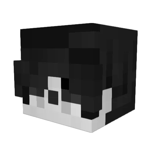 MC_GUOGUO Minecraft avatar head, 3D render