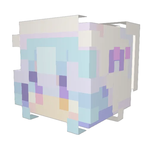 MC_Jihan Minecraft avatar head, 3D render