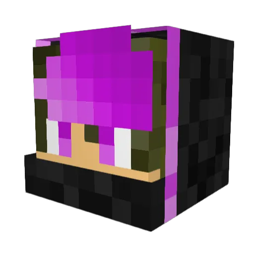 MC_NAGI Minecraft avatar head, 3D render