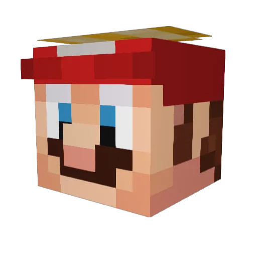MC_SMASHER13 Minecraft avatar head, 3D render