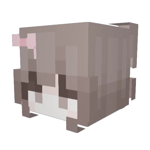 MC_Syan Minecraft avatar head, 3D render