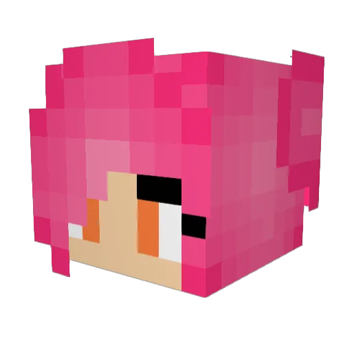 MCaps16 Minecraft avatar head, 3D render
