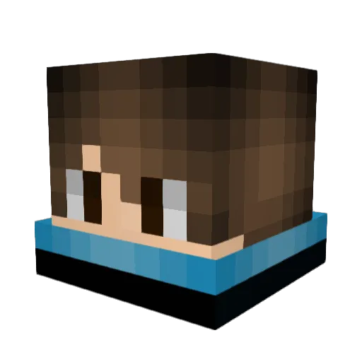 MCboy20 Minecraft avatar head, 3D render