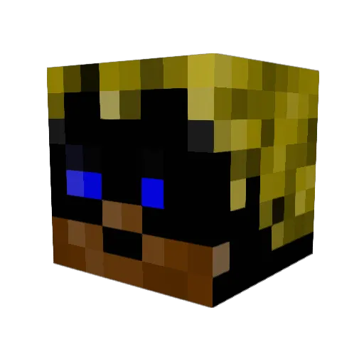 MCemil Minecraft avatar head, 3D render