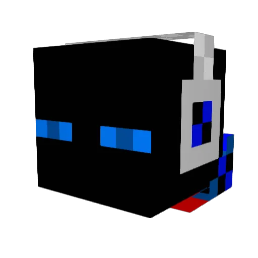 MCjammu Minecraft avatar head, 3D render