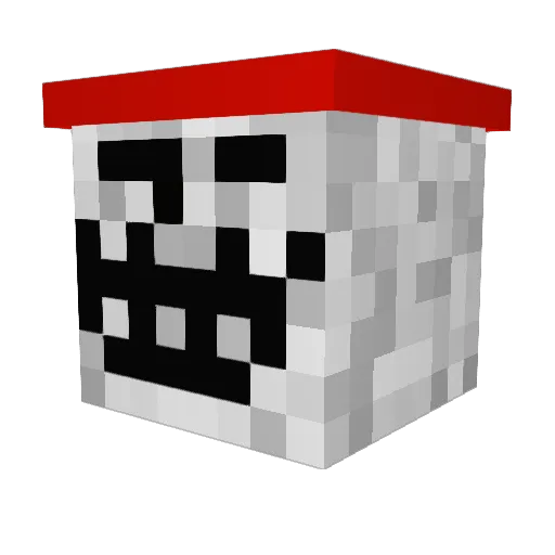 MCmooski Minecraft avatar head, 3D render