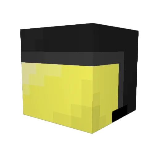 MConcrete Minecraft avatar head, 3D render