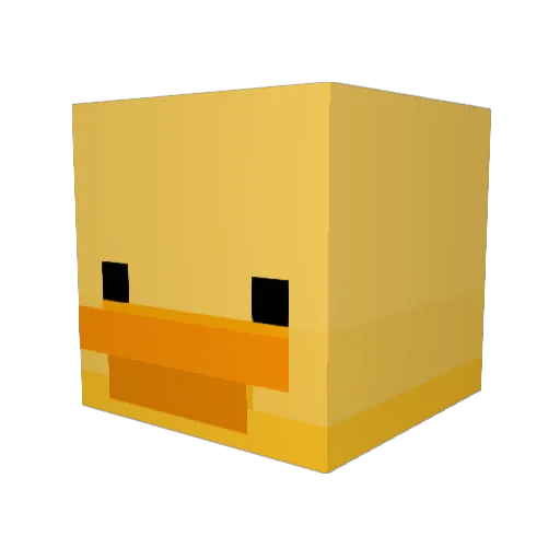 MCopMan Minecraft avatar head, 3D render