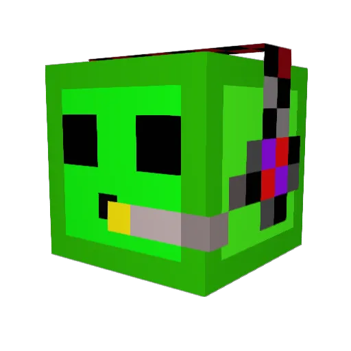 MCproEh Minecraft avatar head, 3D render