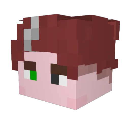 MCshkila Minecraft avatar head, 3D render