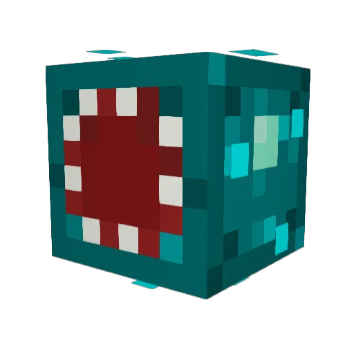 MCsquidzy Minecraft avatar head, 3D render
