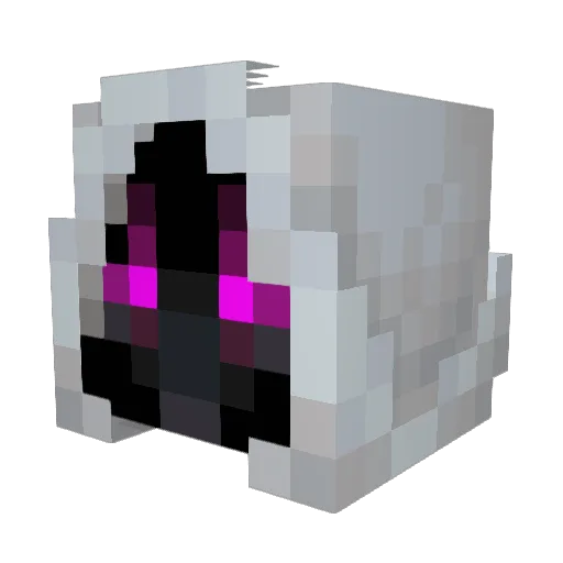 MCwrap9927 Minecraft avatar head, 3D render