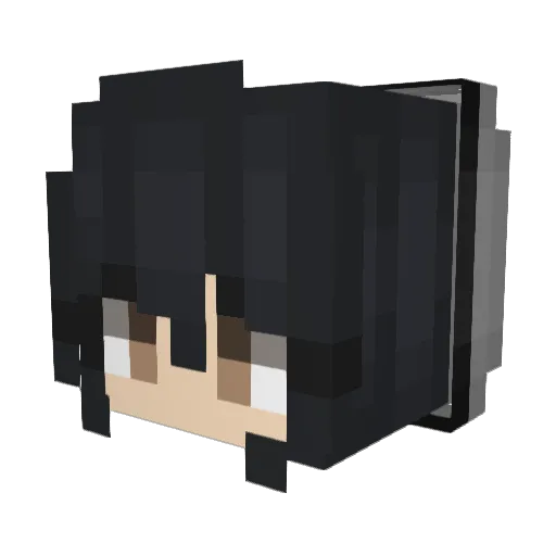 MDD13 Minecraft avatar head, 3D render