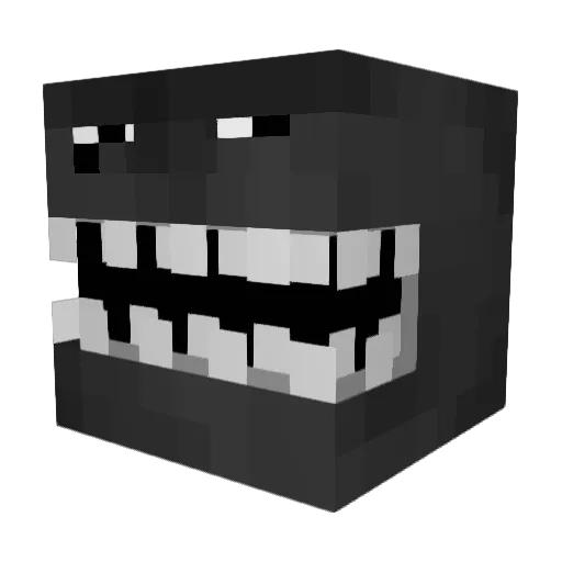 MDEX666 Minecraft avatar head, 3D render