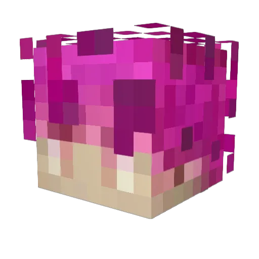 MDIAZ2000 Minecraft avatar head, 3D render