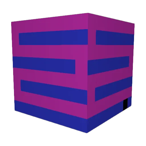 MDMA_TrIp Minecraft avatar head, 3D render