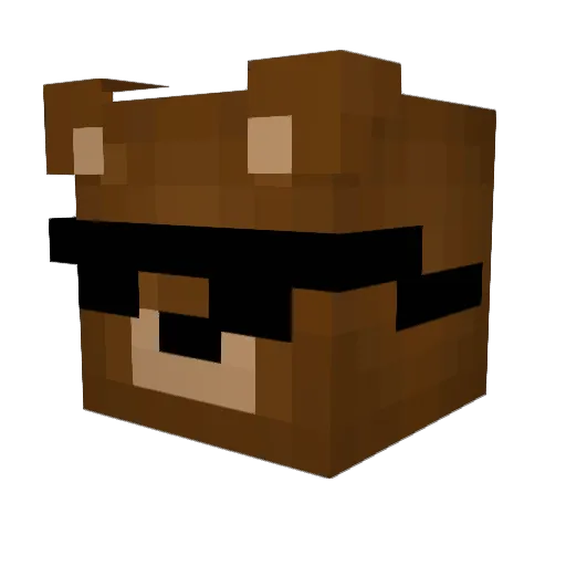 MDRroyale Minecraft avatar head, 3D render