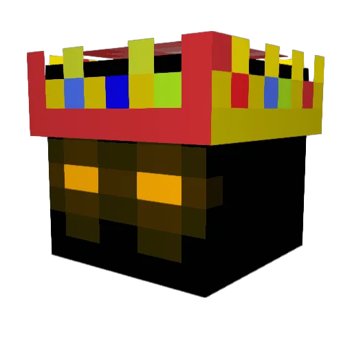 MDW1977 Minecraft avatar head, 3D render