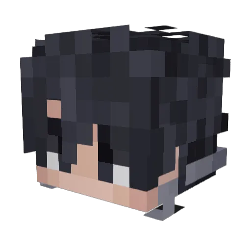 MDZock14 Minecraft avatar head, 3D render