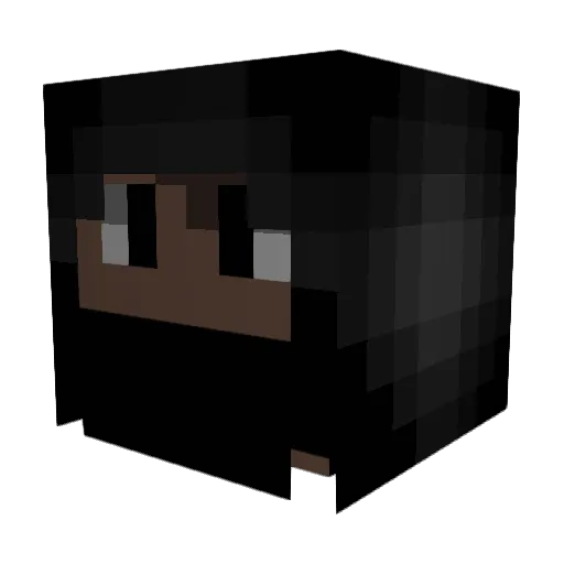 MD_CooKin Minecraft avatar head, 3D render