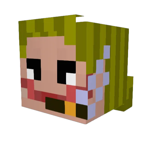 MD_MaRA Minecraft avatar head, 3D render