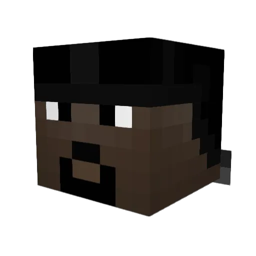 MDaddy14 Minecraft avatar head, 3D render
