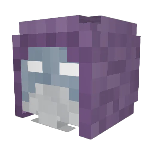 MDannix Minecraft avatar head, 3D render
