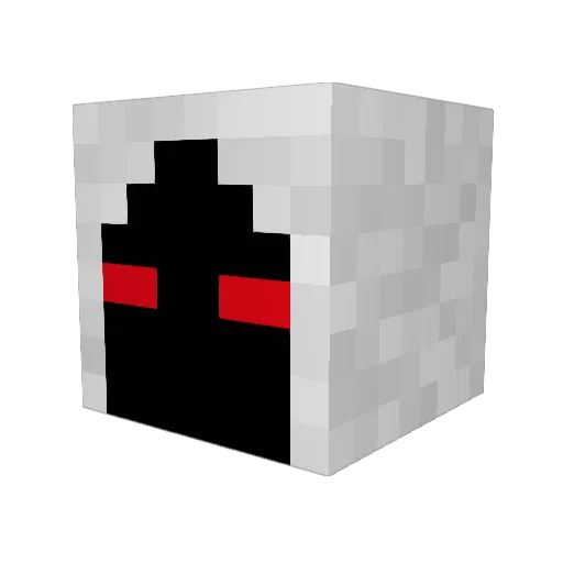 MDeedsy Minecraft avatar head, 3D render