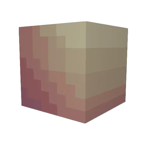 MDefault Minecraft avatar head, 3D render