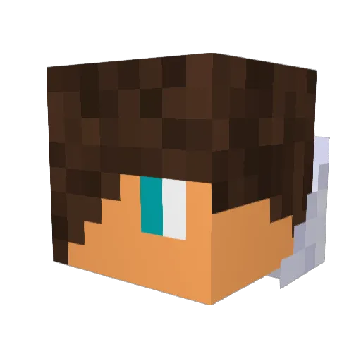 MDestroyer Minecraft avatar head, 3D render