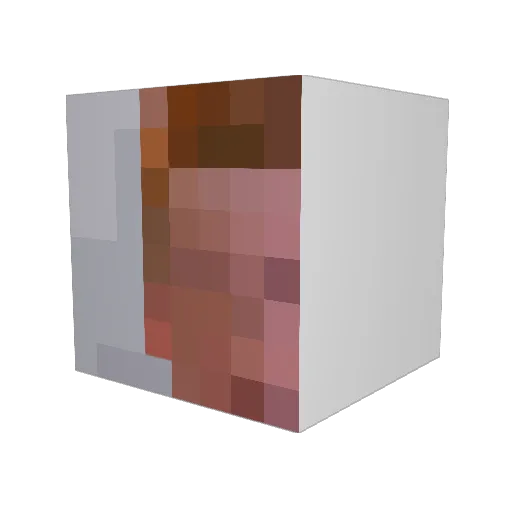 MDrew123 Minecraft avatar head, 3D render