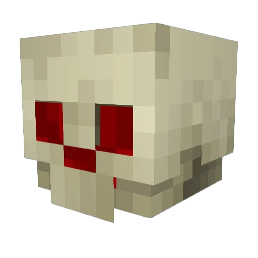 MDuski Minecraft avatar head, 3D render