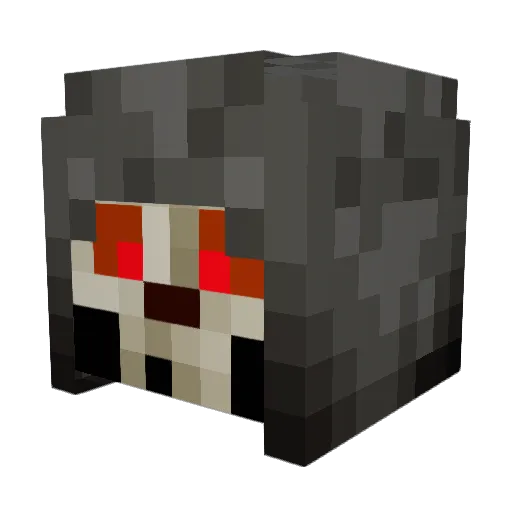 ME2025 Minecraft avatar head, 3D render