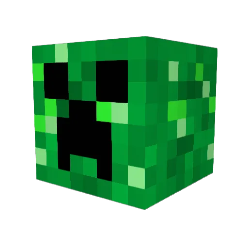 MEANDYOU09 Minecraft avatar head, 3D render