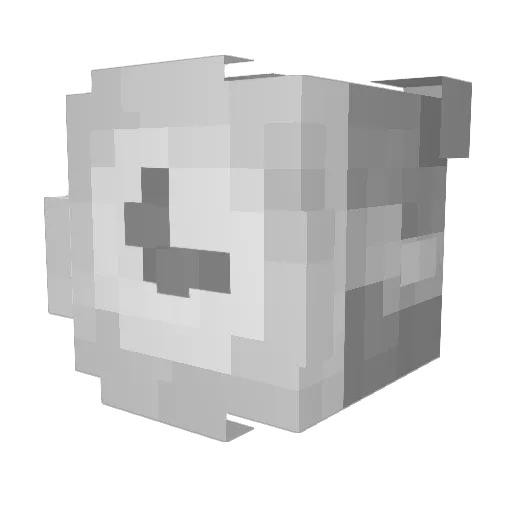 MEATPANTS999 Minecraft avatar head, 3D render