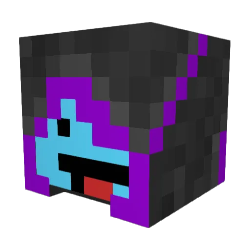 MEEEEE6 Minecraft avatar head, 3D render