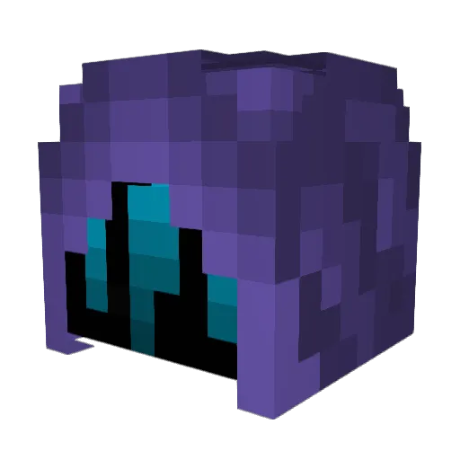 MEG1000 Minecraft avatar head, 3D render