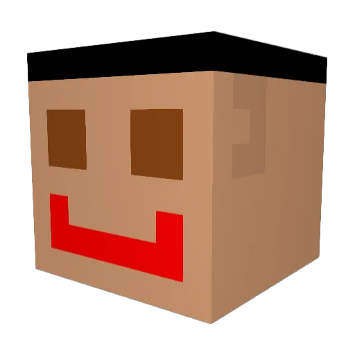 MEGABOWSER1300 Minecraft avatar head, 3D render