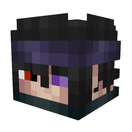 MEGAJOEY Minecraft avatar head, 3D render
