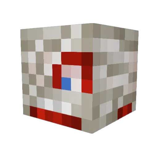 MEGAROCK_0 Minecraft avatar head, 3D render