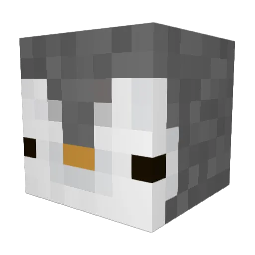 MEGAST0R Minecraft avatar head, 3D render