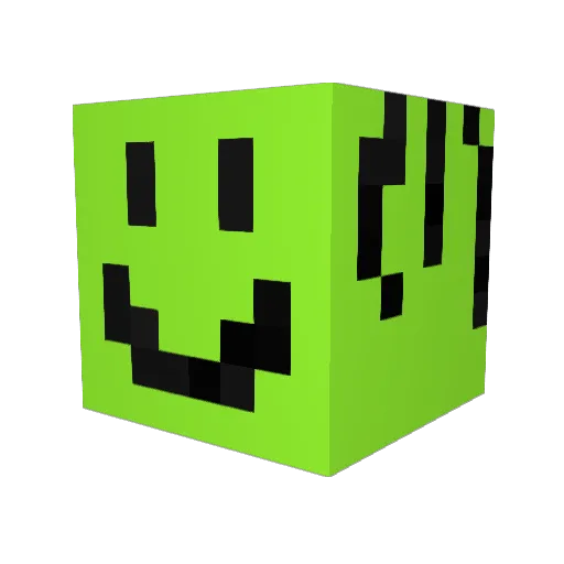 MEGA_M0NK Minecraft avatar head, 3D render