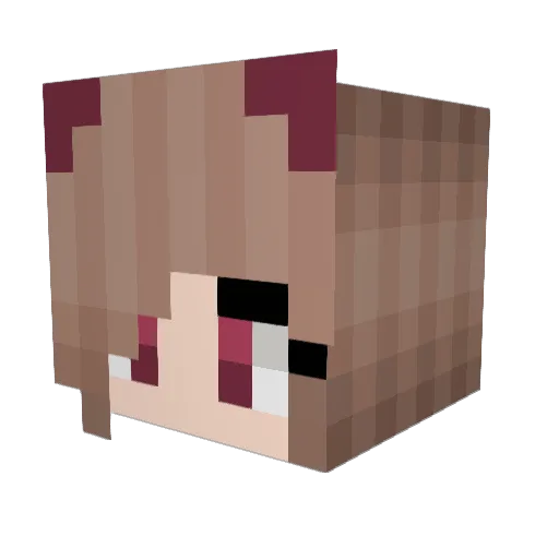 MEGA_PATSAN_2002 Minecraft avatar head, 3D render