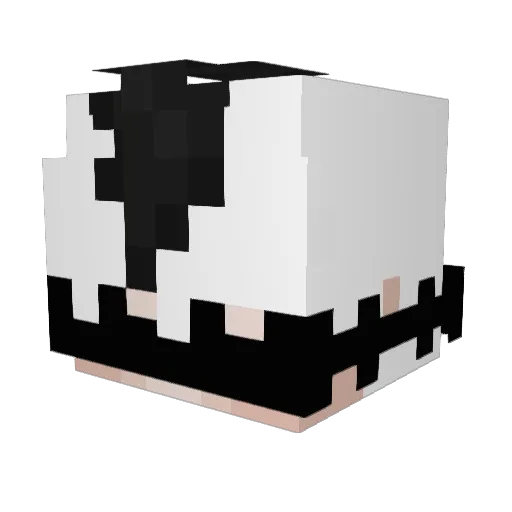 MEGIST0S Minecraft avatar head, 3D render