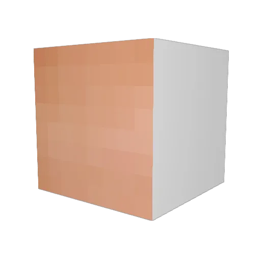 MEHB Minecraft avatar head, 3D render