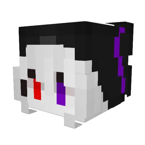 MEIBSRLZZ Minecraft avatar head, 3D render