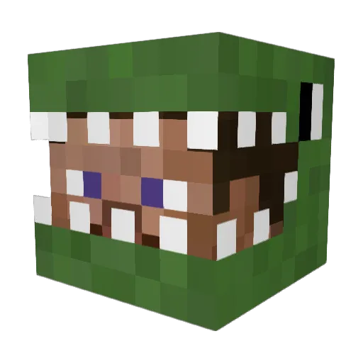 MEJBgaming Minecraft avatar head, 3D render