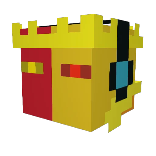 MELA_GAMER1234 Minecraft avatar head, 3D render