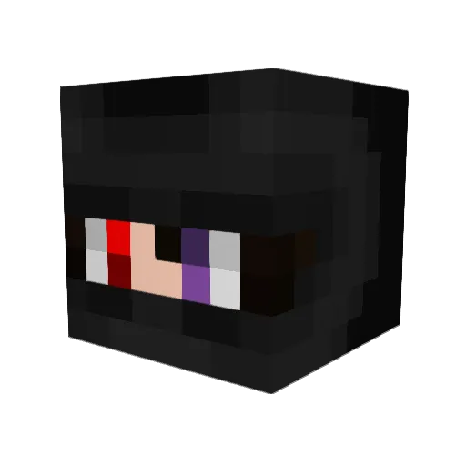 MEMEshake Minecraft avatar head, 3D render