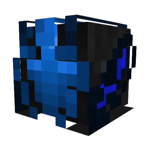 MEMFI Minecraft avatar head, 3D render